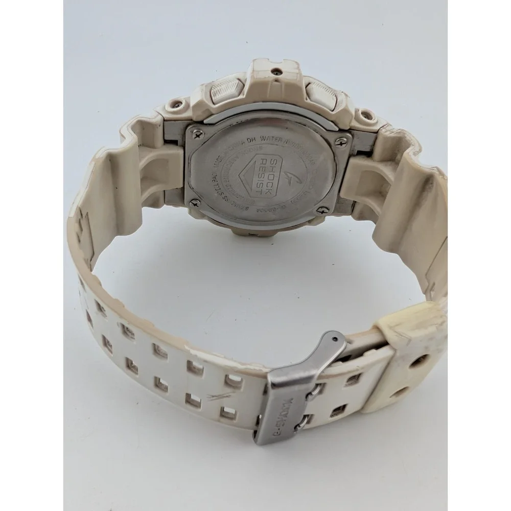 Casio G-Shock 3285 G-8900A Mens Watch 52mm White Digital World Time- New Battery - Picture 6 of 9